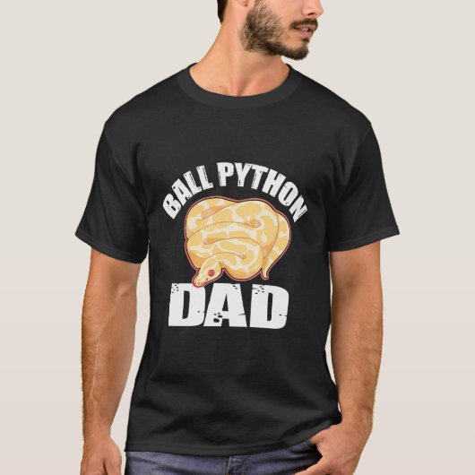 Ball Pythonパパ Tシャツ (正面)