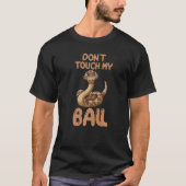 Ball Pythonヘビ Tシャツ (正面)