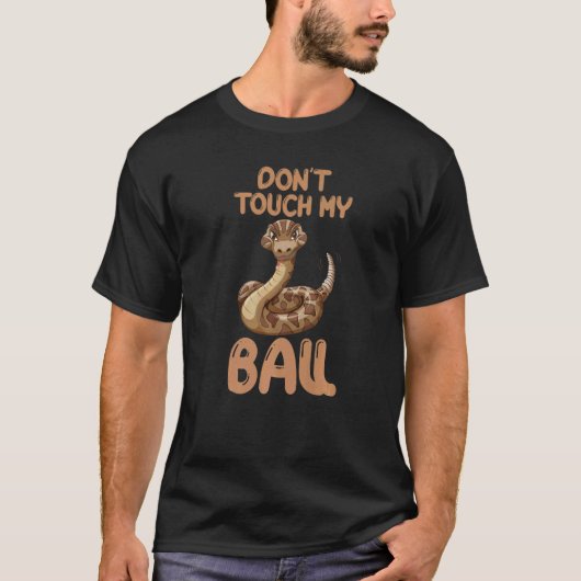 Ball Pythonヘビ Tシャツ (正面)