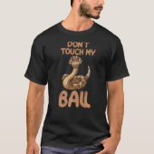 Ball Pythonヘビ Tシャツ (正面)