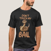 Ball Pythonヘビ Tシャツ (正面)