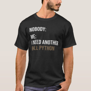 Ball Pythonミームのスネークラバー Tシャツ