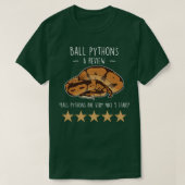 Ball Pythonレビュー Tシャツ (デザイン正面)