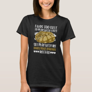 Ball Python用Ball Python引用文 Tシャツ