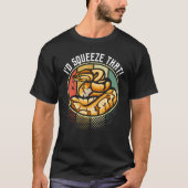 Ball Python Herpetologist Pun For A Banana Snake   Tシャツ (正面)