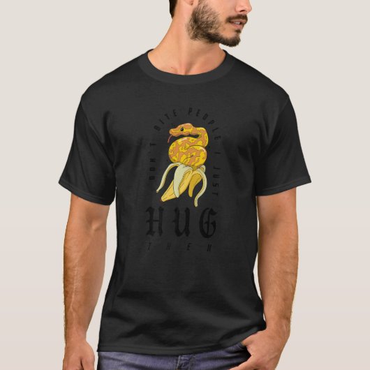 Ball Python Herpetologist Snake Owner 王室の Banana Tシャツ (正面)