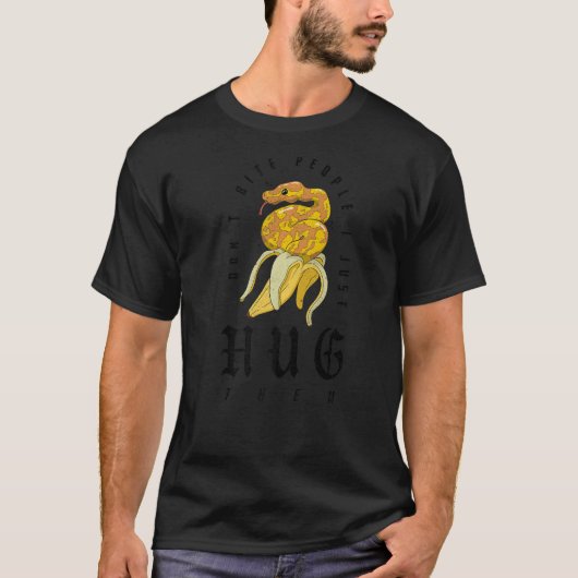 Ball Python Herpetologist Snake Owner 王室の Banana Tシャツ (正面)