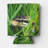 Ball Python in the Grass 缶クーラー (正面)