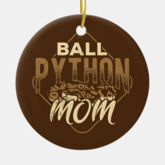 Ball python mom reptile種の毒ヘビ セラミックオーナメント