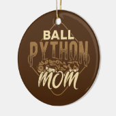 Ball python mom reptile種の毒ヘビ セラミックオーナメント (左)