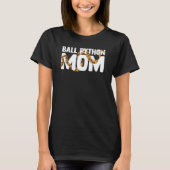 Ball Python Mom Snake Pet Owner Animal Ball Python Tシャツ (正面)