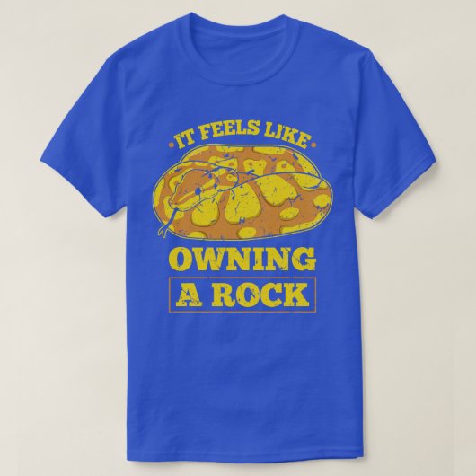 Ball Python Rock Snake Lover Tシャツ (デザイン正面)