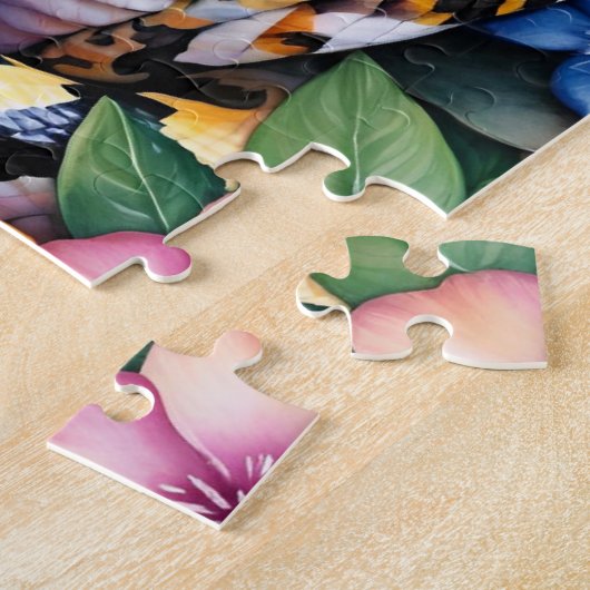 Ball Python Snake Family Pet Portrait ジグソーパズル (側面)