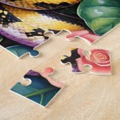 Ball Python Snake Family Pet Portrait ジグソーパズル (側面)