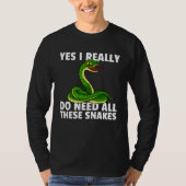 Ball Python Snake  For Boa  Owner  1 Tシャツ (正面)