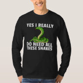 Ball Python Snake  For Boa  Owner Tシャツ (正面)