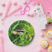 Ball Python snake in the Grass ペーパープレート (パーティー)