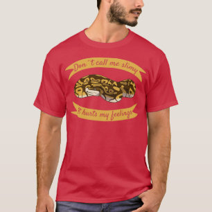 Ball Python snake Pun Slimy Reptile Tシャツ