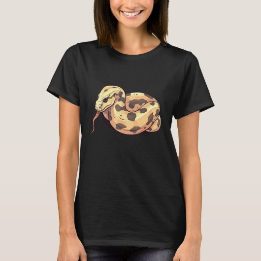 Ball Python Snake Reptile Noodle Reptile Snek 4 Tシャツ (正面)