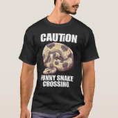 Ball Python Snake Reptile Noodle Reptile Snek 7 Tシャツ (正面)