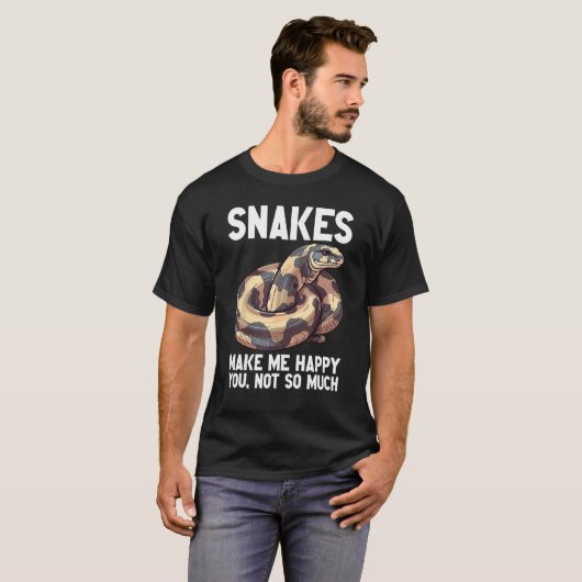 Ball Python Snake Reptile Noodle Reptile Snek 8 Tシャツ (正面フル)