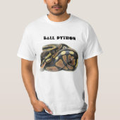 Ball Python (snake) Tシャツ (正面)