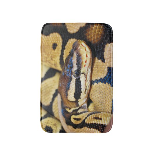 Ball Python、Yellow Belly、Ballでカール バスマット (正面縦)