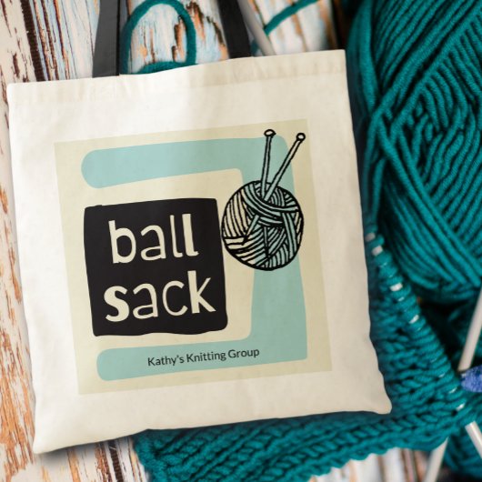 Ball Sack Knitting Lovers Group トートバッグ