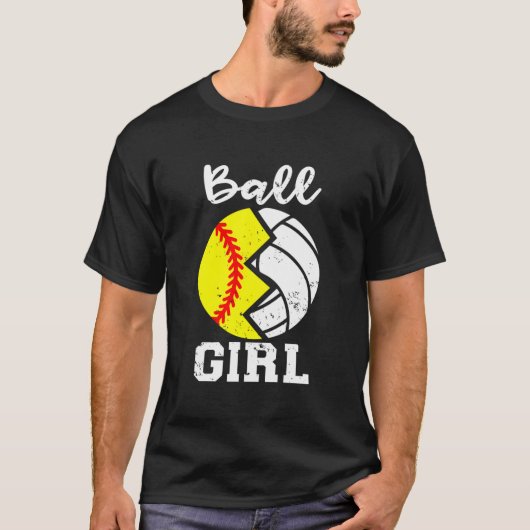 Ball Softball Volleyball Tシャツ (正面)