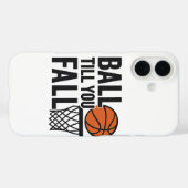 Ball Till You秋 – バスケットボールの壁紙 Case-Mate iPhoneケース (裏面 (横))