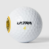 Ball with Golfers Name & initials - cool monogram ゴルフボール (ロゴ)