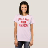 Ballard -ビーバー-高シアトルワシントン州 tシャツ (正面フル)
