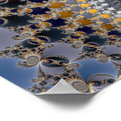 Ballbearing – フラクタルポスター ポスター (角)