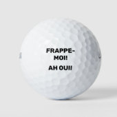 Balle de golf frappe-moi ゴルフボール (正面)