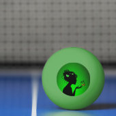 Balle De Ping Pong La femme papillons verts 卓球ボール (ネット)
