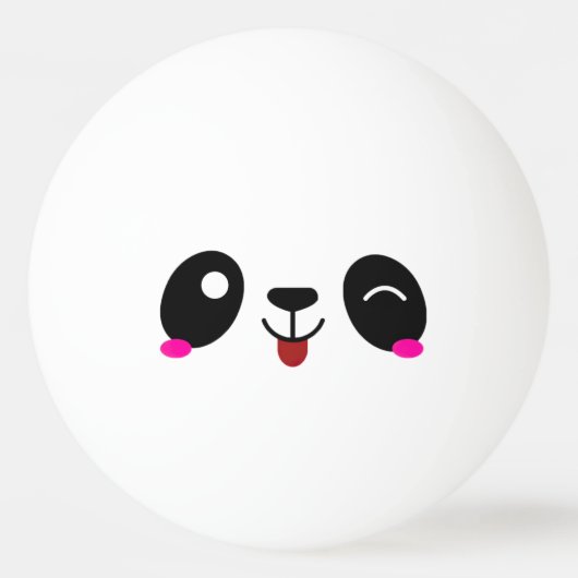 Balle De Ping Pong Mocking Panda 卓球ボール (正面)