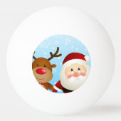 Balle de ping pong père noël 卓球ボール (正面)