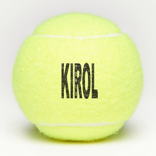 Balle de Tennis  KIROL  TENIS  BASQUE テニスボール (正面)