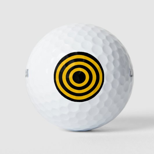 Balle Golf Wilson Ultra 500 GOLF JAUNE ゴルフボール (正面)
