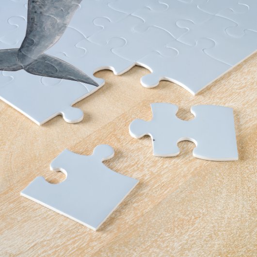 Ballena azul ジグソーパズル (側面)