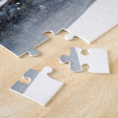 Ballena jorobada - yubarta - retrato ジグソーパズル (側面)