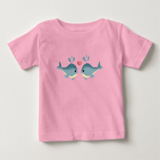 ballenas bebé ベビーTシャツ (正面)