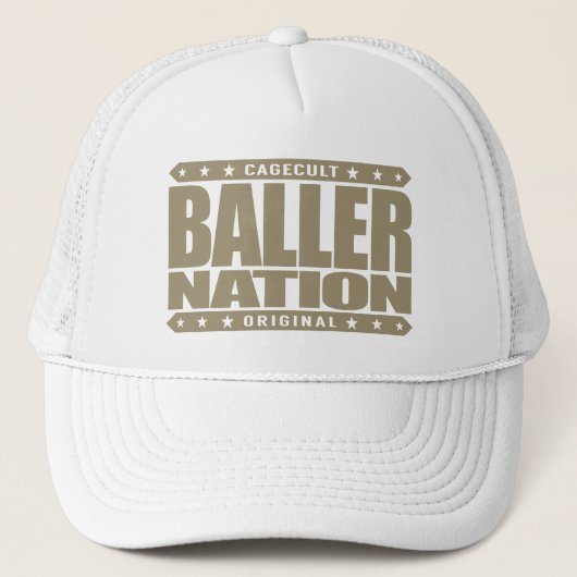 BALLERの国家私達は-神に…ギャングを信頼しますが、とどまります キャップ (正面)