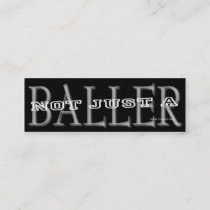Baller -社会的な媒体の個人的なカード スキニー名刺