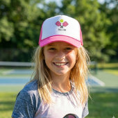 Baller Athletic Crossed Pink Pickleball Paddles キャップ