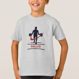 Baller - Basketball Design für Kids Tシャツ
