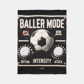 Baller Mode - Black Sign Attack And Defend The Goa フリースブランケット