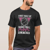 Baller Mother Hooping Bball Hoops Player Basketbal Tシャツ (正面)