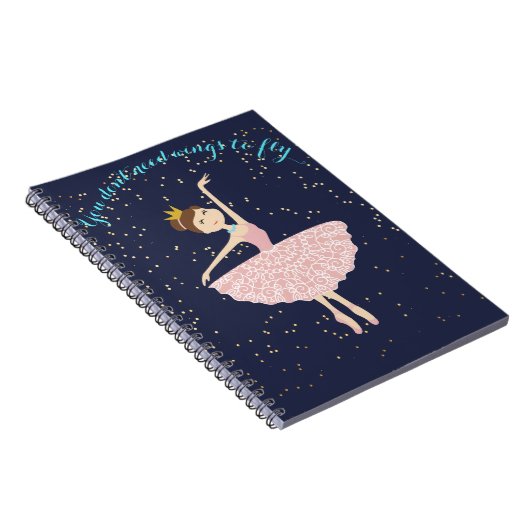 ballerinaあなたはノートを飛ばす翼を必要としない ノートブック (右側)