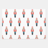 Ballerinaクラシック Set of 3、Nutcracker ラッピングペーパーシート (正面)
